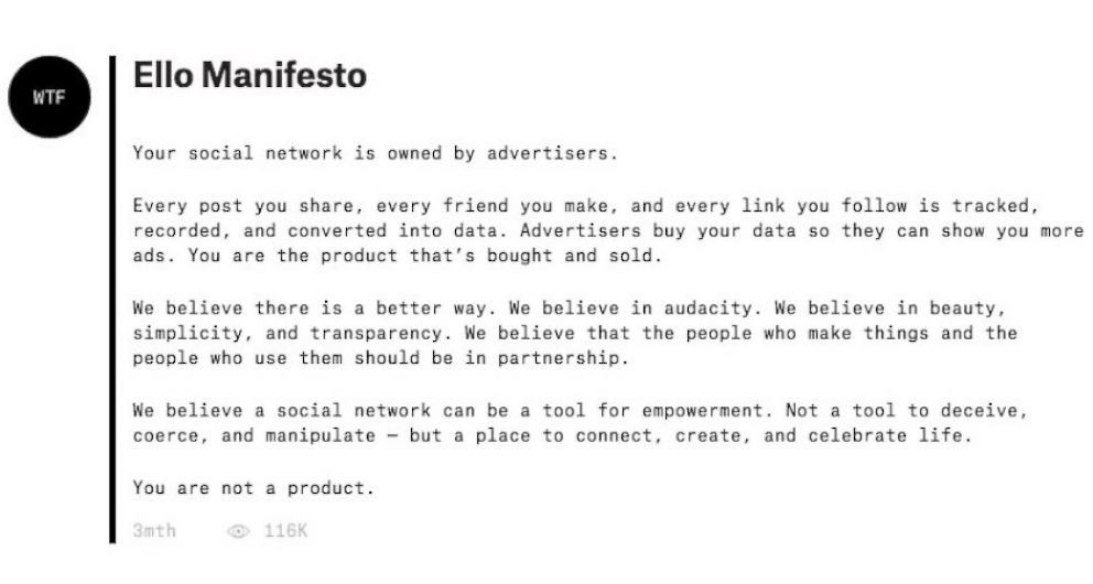 Ello Is The New “Renegade” Social Network