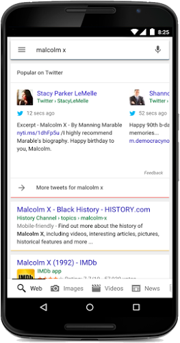 Google To Start Featuring Tweets In Its Search Engine On Mobile