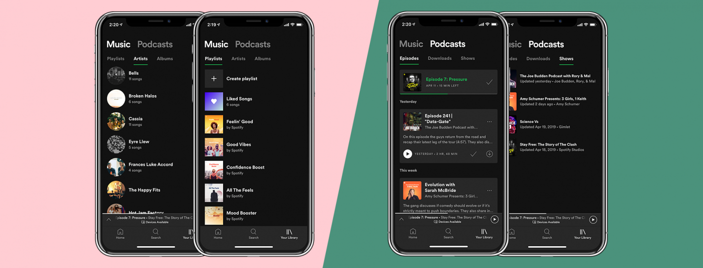 Spotify’s Library Section Gets Streamlined With The Updated Mobile Interface