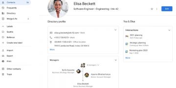 Google Contact Gets A Redesign Similar To Its Nostalgic Experience Of Google Plus
