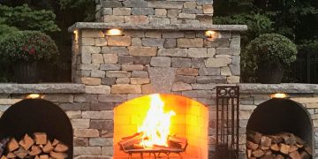 Outdoor Fireplaces Get Their Glow Up As A Key Outdoor Lounge Feature