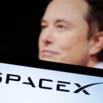 Elon Musk's SpaceX Is Raising $750 Million In A New Round Of Funding At A $137 Billion Valuation Illustration shows SpaceX logo and Elon Musk photo