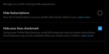 X Now Gives Blue Subscribers The Option Of Hiding The Blue Checkmark