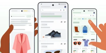 Redesigned Google Shopping Page with AI