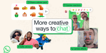 WhatsApp Update: New Camera Effects, Stickers, and Message Reactions