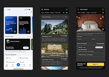 PayPal Integrates Hotel Reservations Into Its App Using Selfbook