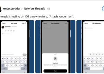 Threads Tests Long-Form Text Sharing Feature