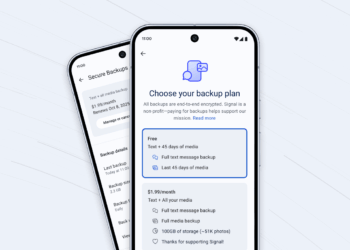 Signal Offers Both Premium & Free Backup Options For Chats