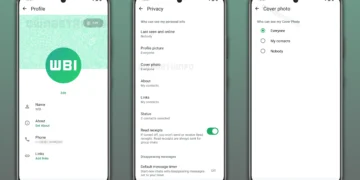 WhatsApp Testing Cover Photos for User Profiles