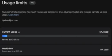 Google Debuts Gemini Usage Dashboard, With Weekly Usage Limit