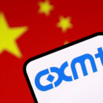 FILE PHOTO: FILE PHOTO: Illustration shows CXMT logo and Chinese flag